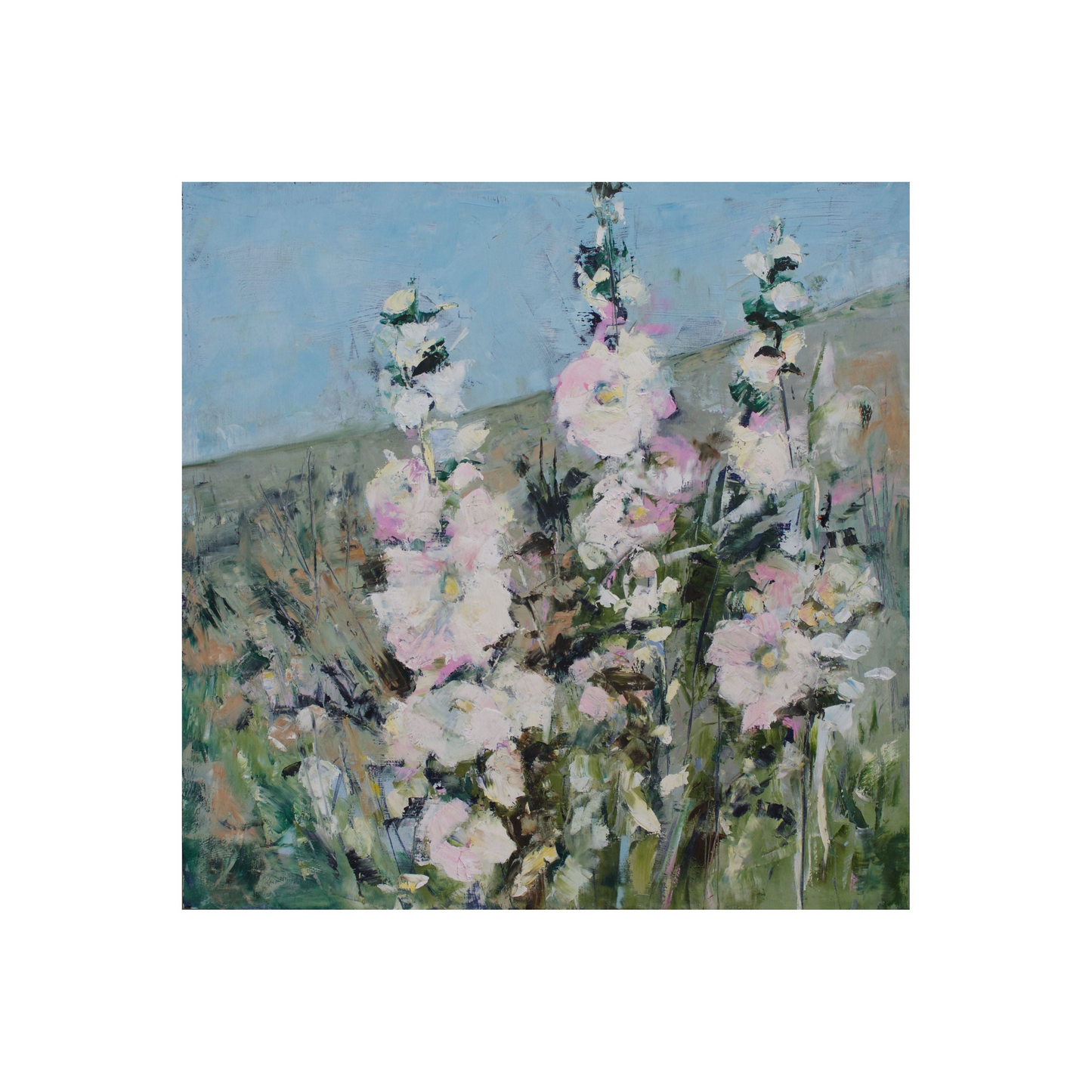 Hollyhocks Grow Free Here
